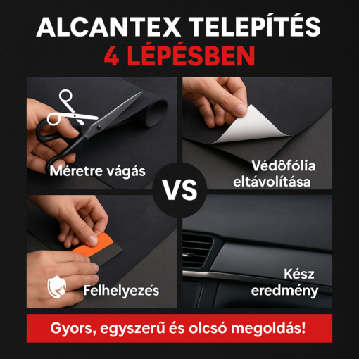 Alcantex telepítés lépések